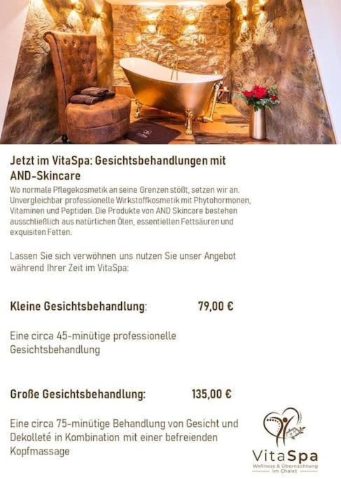 Chalet Vitaspa - Whirlpool & Sauna Privatspa 페그니츠 외부 사진