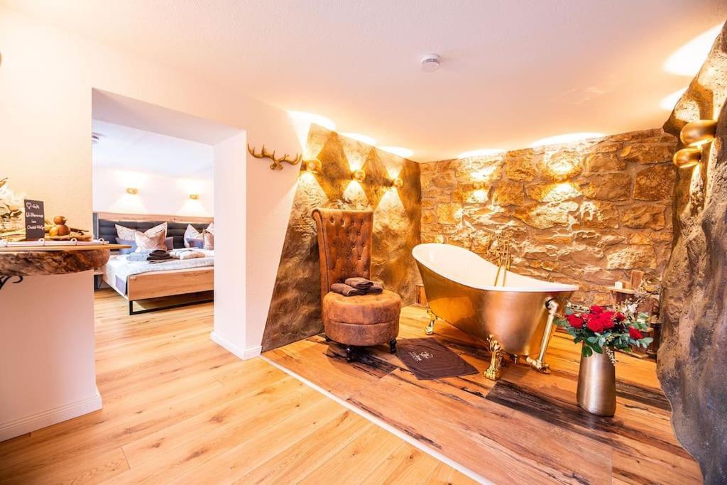 Chalet Vitaspa - Whirlpool & Sauna Privatspa 페그니츠 외부 사진