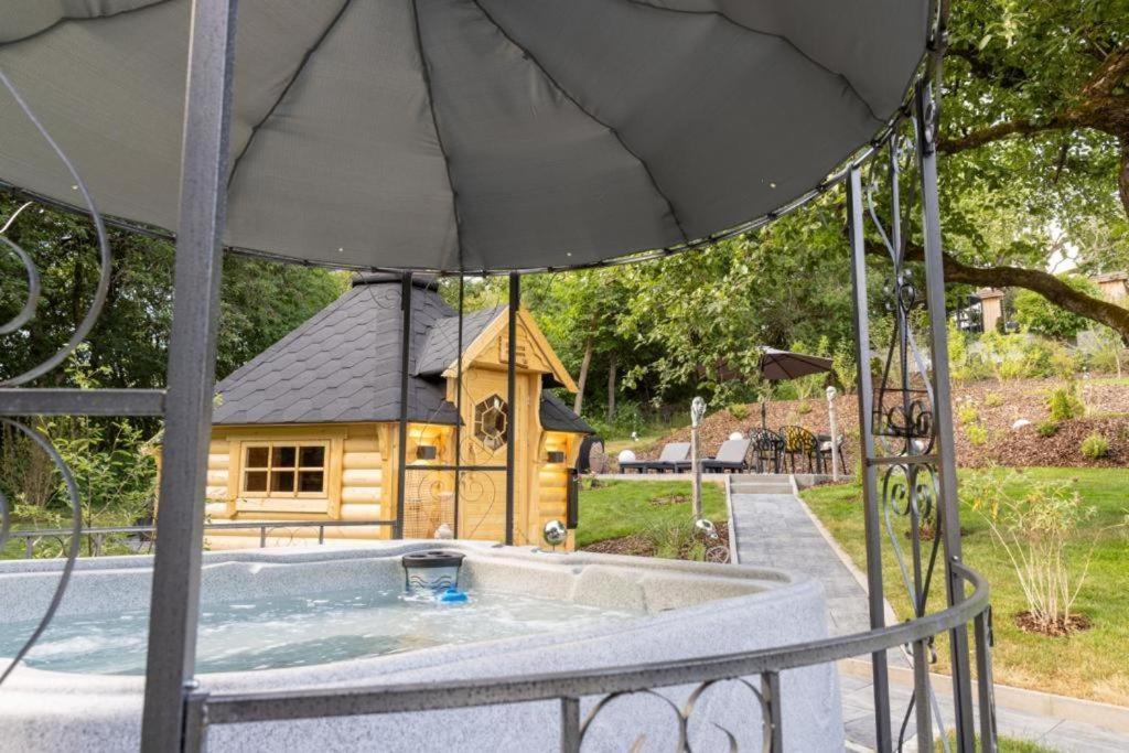 Chalet Vitaspa - Whirlpool & Sauna Privatspa 페그니츠 외부 사진