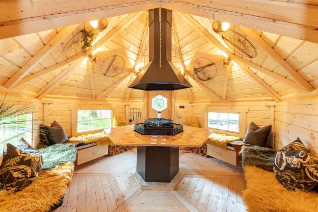 Chalet Vitaspa - Whirlpool & Sauna Privatspa 페그니츠 외부 사진
