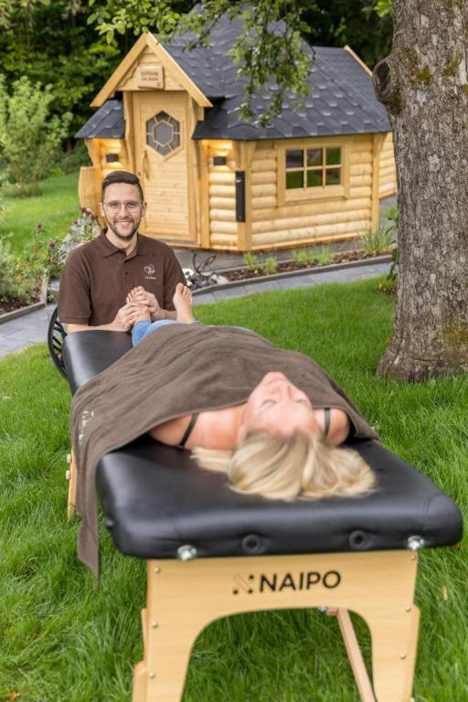 Chalet Vitaspa - Whirlpool & Sauna Privatspa 페그니츠 외부 사진